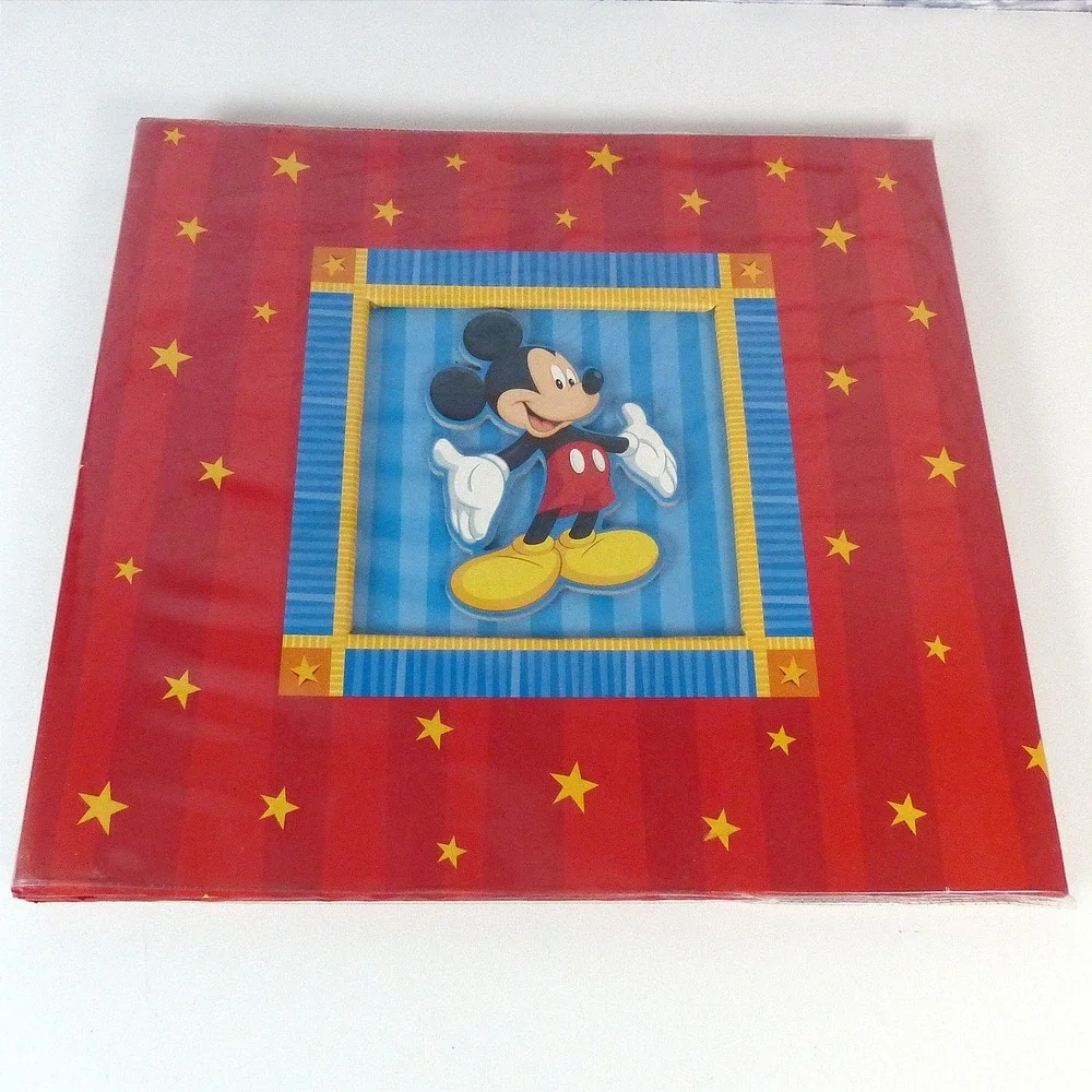 2003 3D Disney Mickey Mouse 12x12 Scrapbook Album Sandylion NO Box NO Stickers